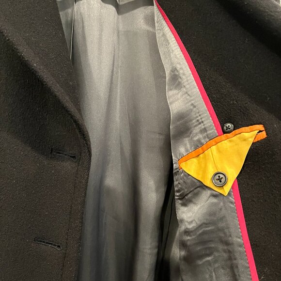 J.Crew black Dana womens wool/cashmere coat size 2 - Picture 6 of 7